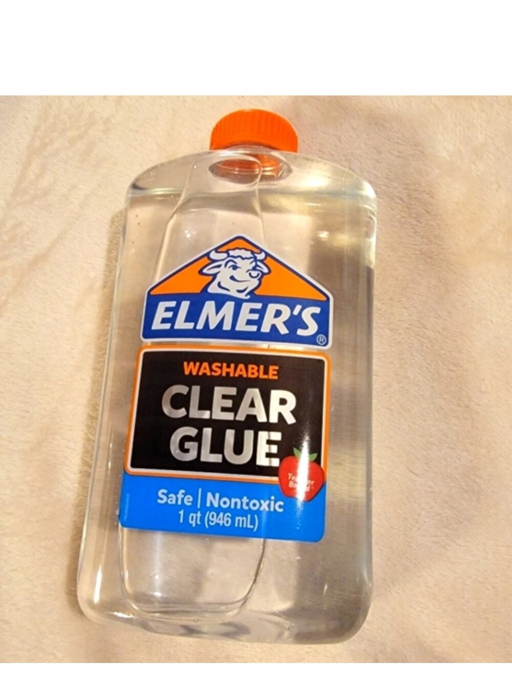 Elmer's Washable Clear Glue - Clear with Orange Cap